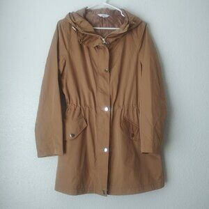 Time And True women's size S (4-6) brown acorn hooded jacket